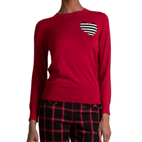 TRINA TURK NWT Merino Wool “Old Fashioned”Sweater Size Small